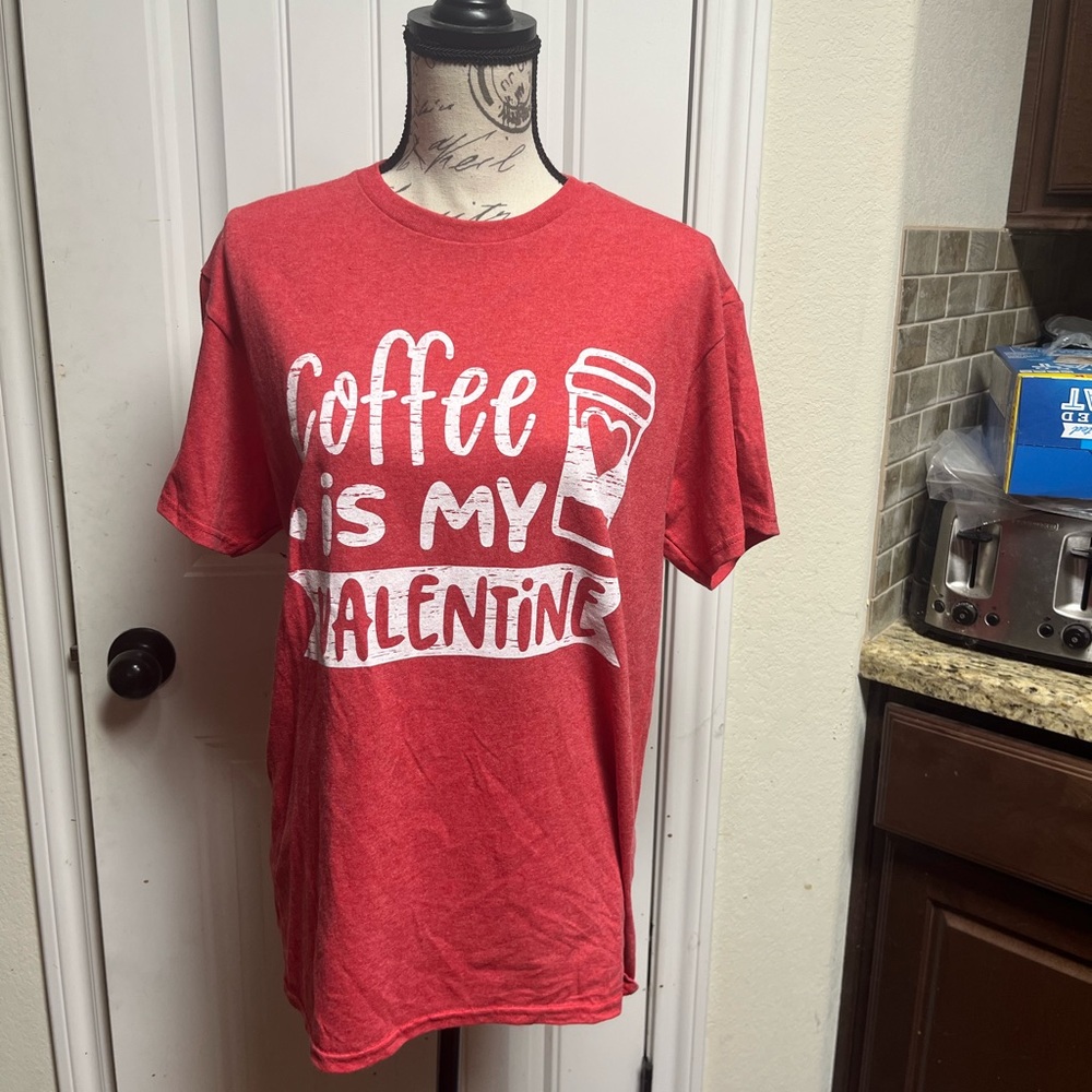 “ Coffee is my Valentine” Boutique T-shirt